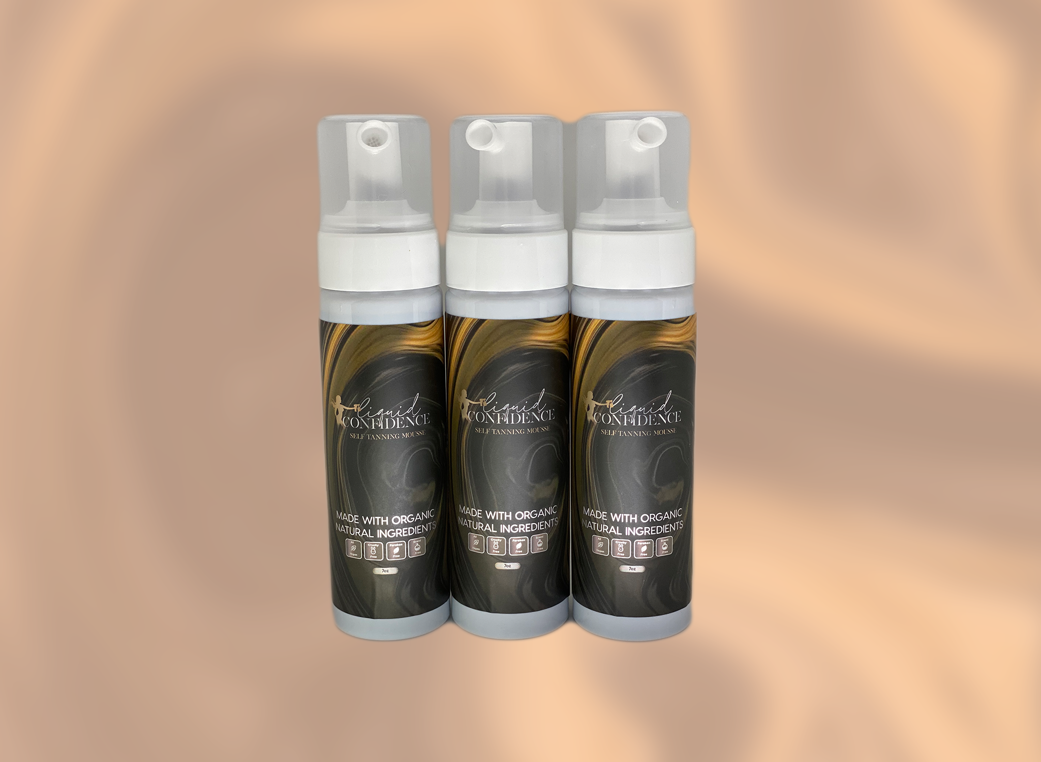 Liquid Confidence, Self Tanning Mousse (7oz)